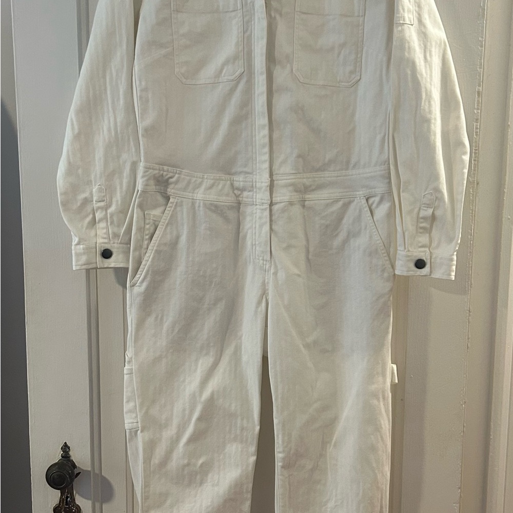 Wildfang Womenโs White Boiler Suit
